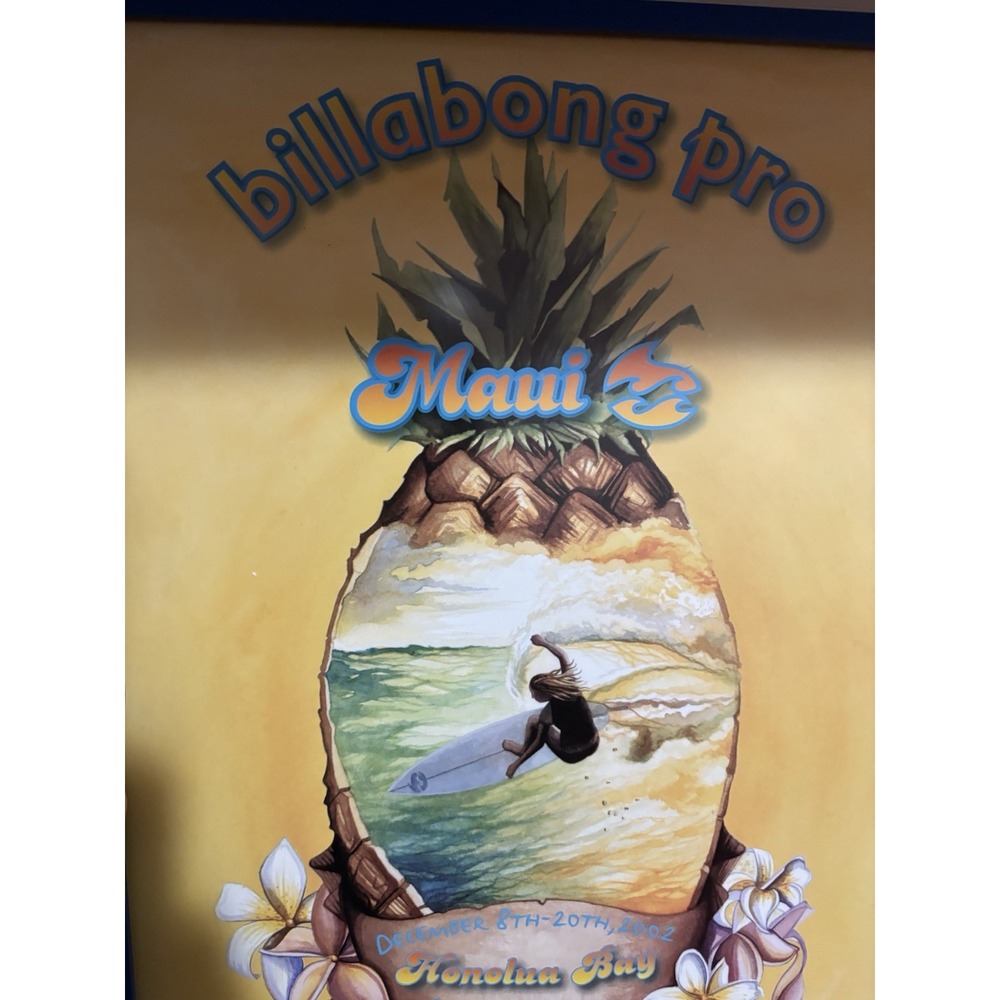 Billabong Pro‎ Maui Women's World Championship 2002 Framed Poster